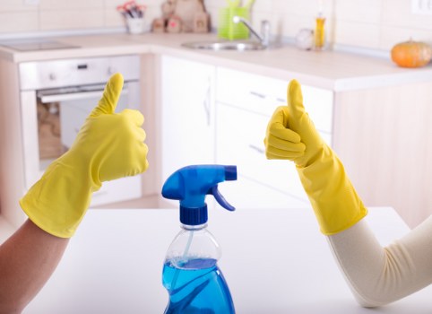 Stain treatment during mattress cleaning in Monken Hadley