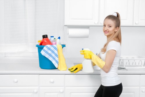 Low-carbon van used for efficient carpet cleaning travel