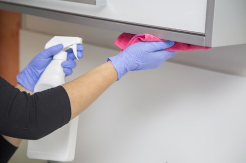 Cleaner managing slip and trip hazards